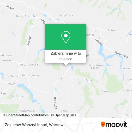 Mapa Zdzisław Wasztyl Instal