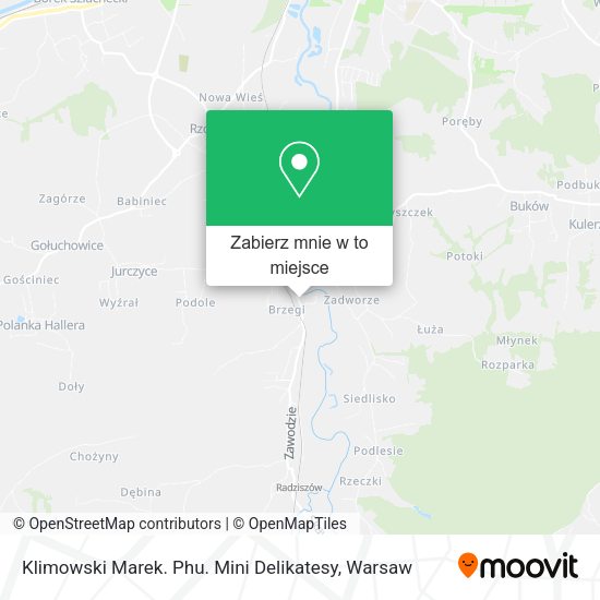 Mapa Klimowski Marek. Phu. Mini Delikatesy