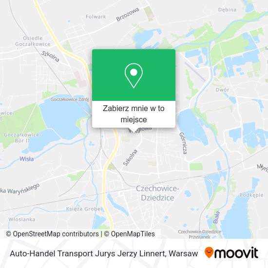 Mapa Auto-Handel Transport Jurys Jerzy Linnert