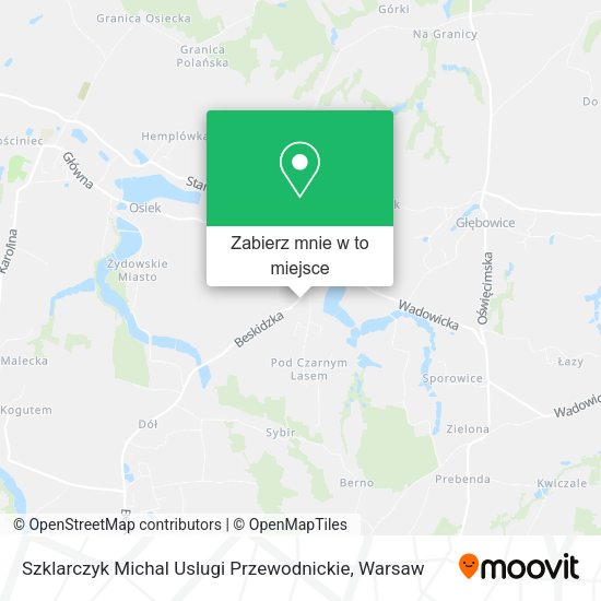 Mapa Szklarczyk Michal Uslugi Przewodnickie