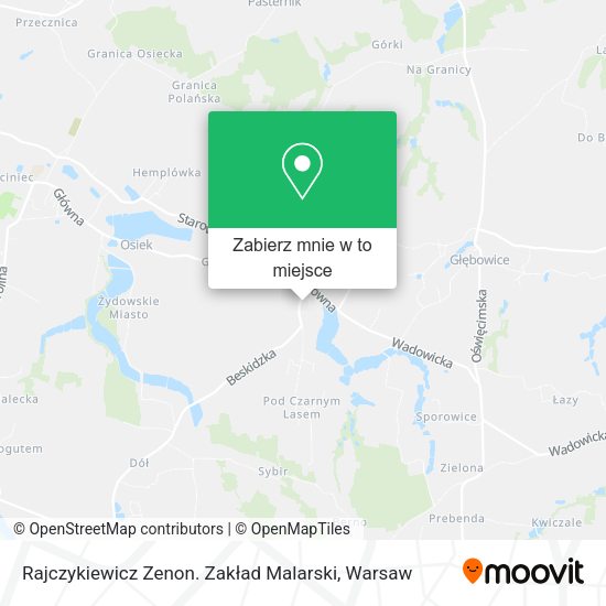 Mapa Rajczykiewicz Zenon. Zakład Malarski