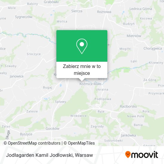 Mapa Jodłagarden Kamil Jodłowski