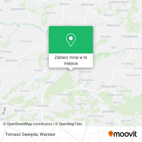 Mapa Tomasz Gawęda