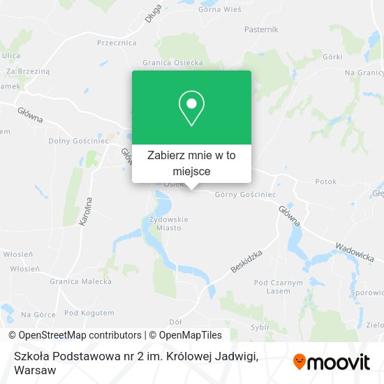 Mapa Szkoła Podstawowa nr 2 im. Królowej Jadwigi