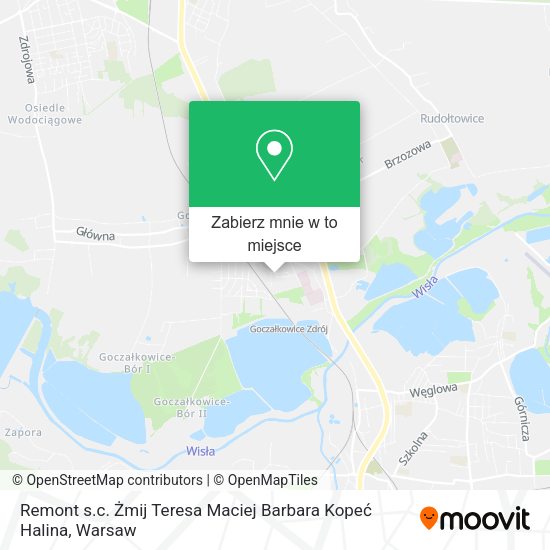 Mapa Remont s.c. Żmij Teresa Maciej Barbara Kopeć Halina
