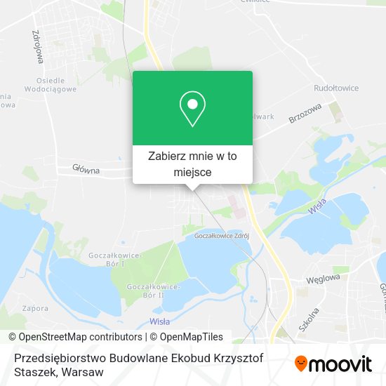 Mapa Przedsiębiorstwo Budowlane Ekobud Krzysztof Staszek