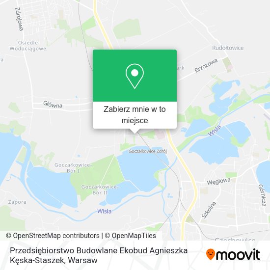 Mapa Przedsiębiorstwo Budowlane Ekobud Agnieszka Kęska-Staszek