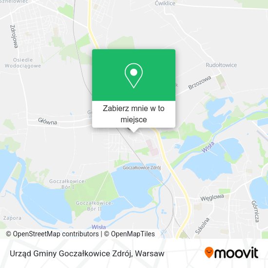 Mapa Urząd Gminy Goczałkowice Zdrój