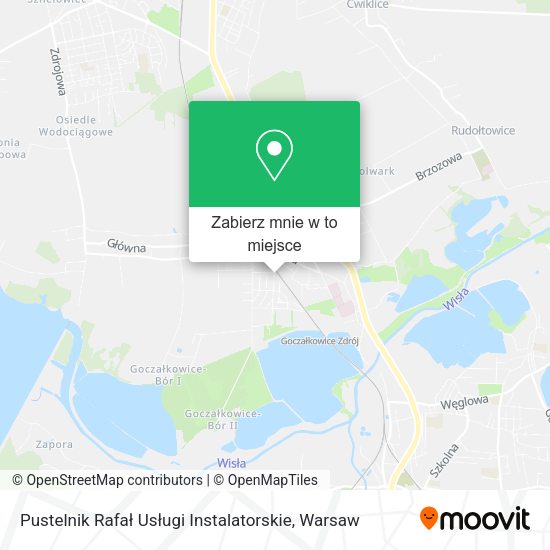 Mapa Pustelnik Rafał Usługi Instalatorskie