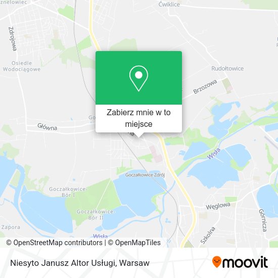 Mapa Niesyto Janusz Altor Usługi