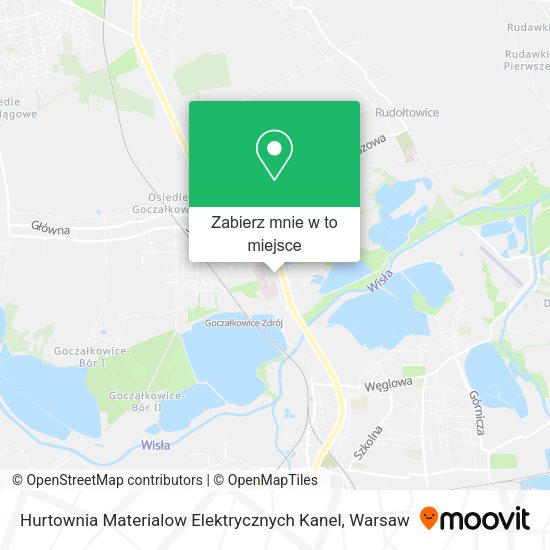 Mapa Hurtownia Materialow Elektrycznych Kanel