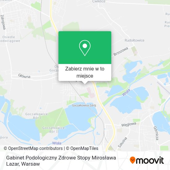 Mapa Gabinet Podologiczny Zdrowe Stopy Mirosława Lazar