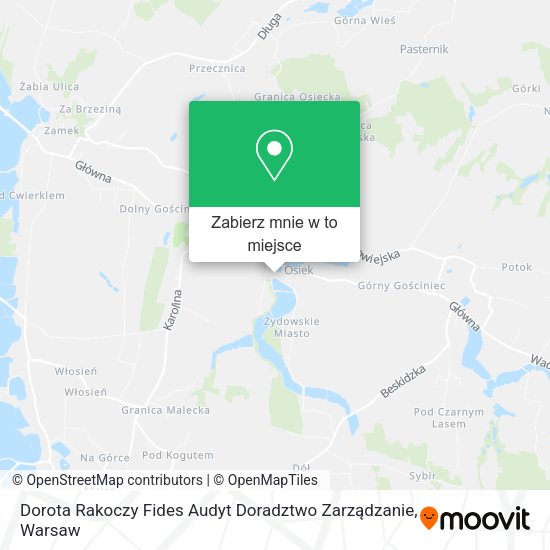 Mapa Dorota Rakoczy Fides Audyt Doradztwo Zarządzanie