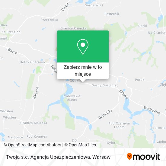 Mapa Twoja s.c. Agencja Ubezpieczeniowa