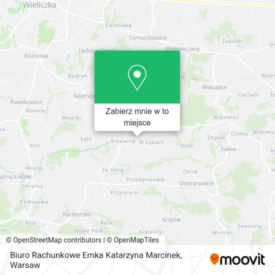 Mapa Biuro Rachunkowe Emka Katarzyna Marcinek