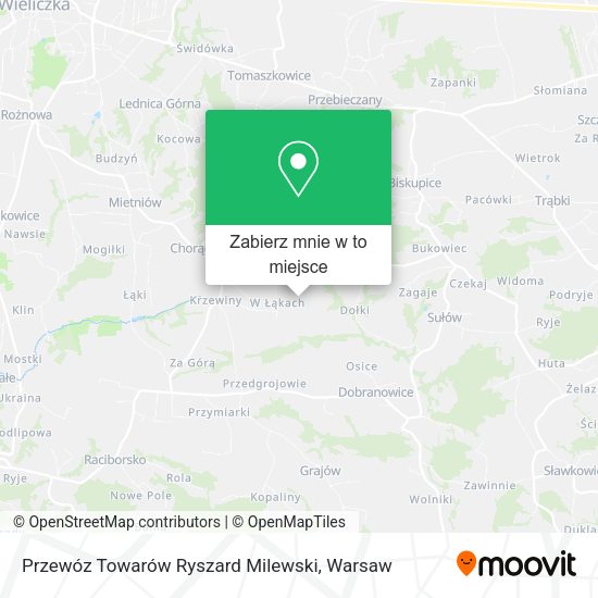 Mapa Przewóz Towarów Ryszard Milewski