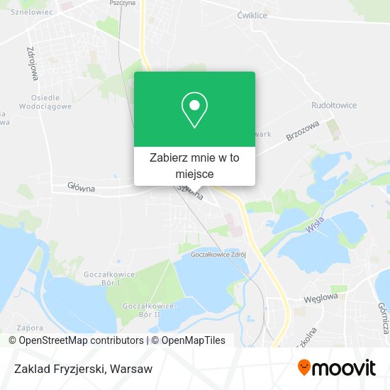 Mapa Zaklad Fryzjerski