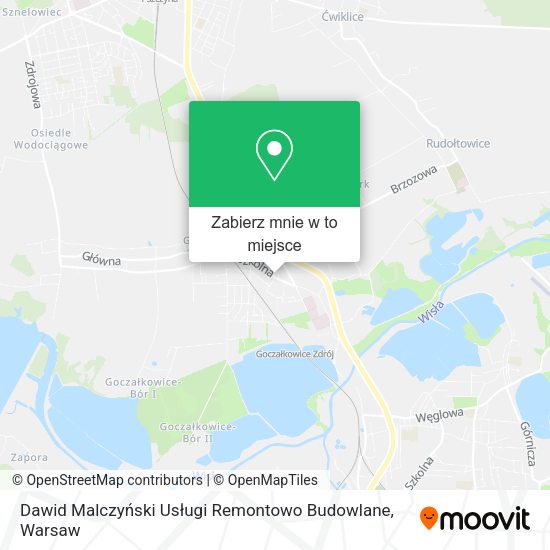 Mapa Dawid Malczyński Usługi Remontowo Budowlane