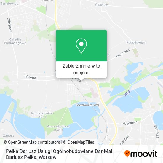 Mapa Pelka Dariusz Usługi Ogólnobudowlane Dar-Mal Dariusz Pelka
