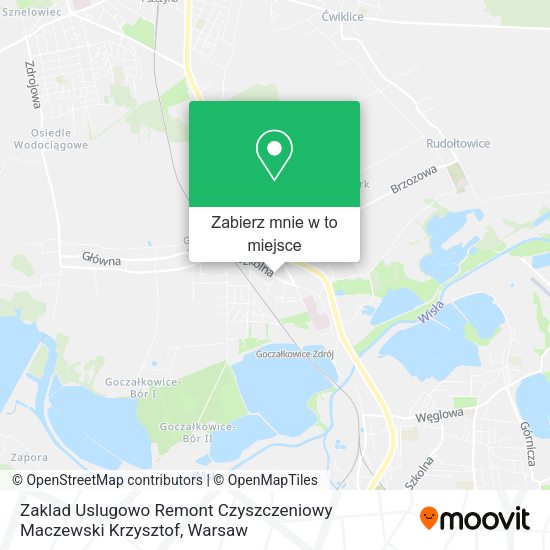 Mapa Zaklad Uslugowo Remont Czyszczeniowy Maczewski Krzysztof