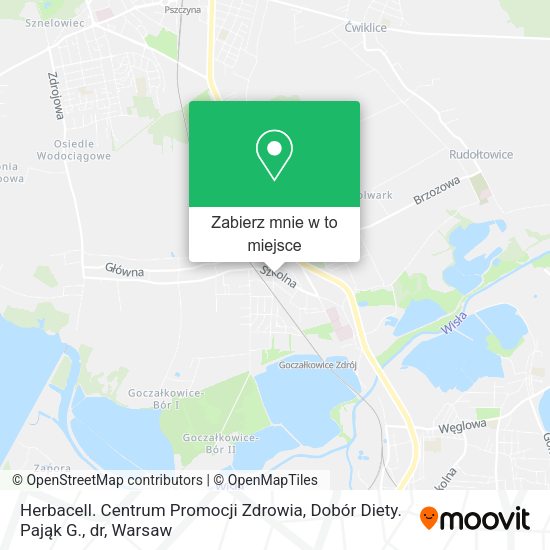 Mapa Herbacell. Centrum Promocji Zdrowia, Dobór Diety. Pająk G., dr