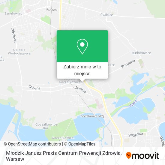 Mapa Młodzik Janusz Praxis Centrum Prewencji Zdrowia