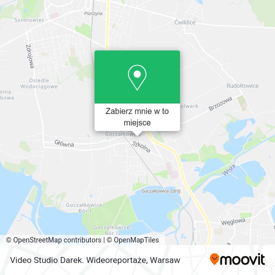 Mapa Video Studio Darek. Wideoreportaże