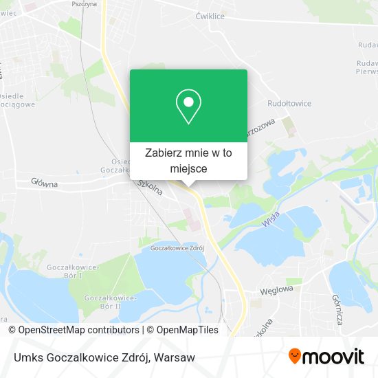 Mapa Umks Goczalkowice Zdrój