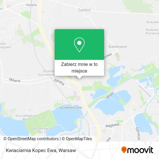 Mapa Kwiaciarnia Kopec Ewa