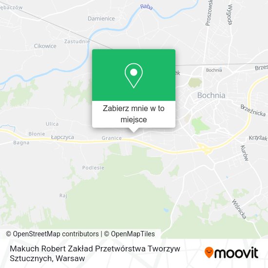 Mapa Makuch Robert Zakład Przetwórstwa Tworzyw Sztucznych