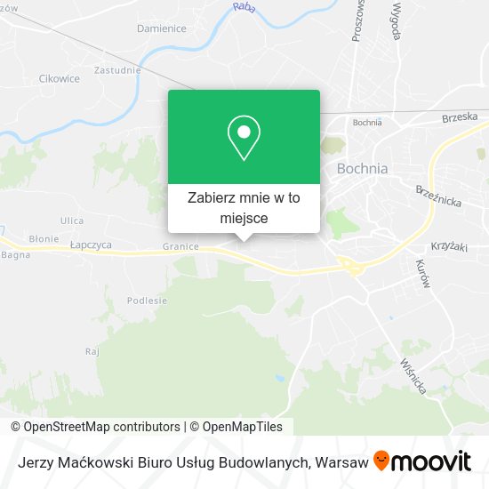 Mapa Jerzy Maćkowski Biuro Usług Budowlanych