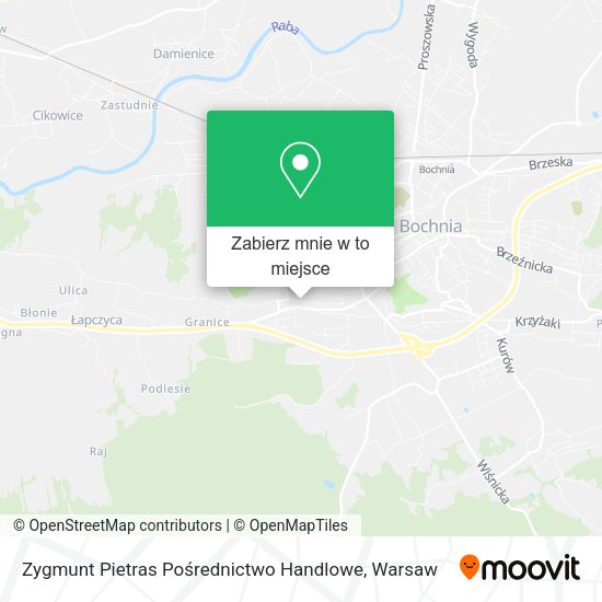 Mapa Zygmunt Pietras Pośrednictwo Handlowe