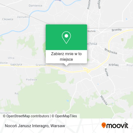 Mapa Nocoń Janusz Interagro