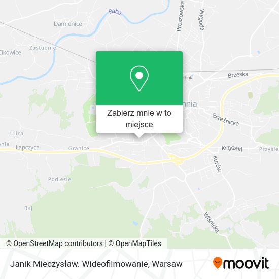 Mapa Janik Mieczysław. Wideofilmowanie