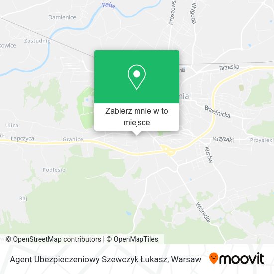 Mapa Agent Ubezpieczeniowy Szewczyk Łukasz