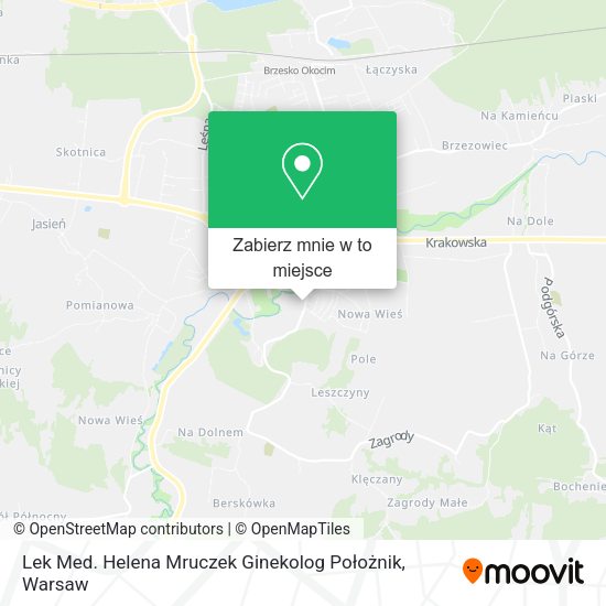 Mapa Lek Med. Helena Mruczek Ginekolog Położnik