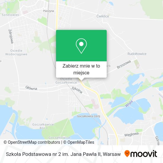 Mapa Szkoła Podstawowa nr 2 im. Jana Pawła II