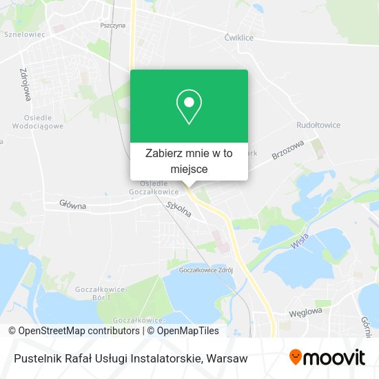 Mapa Pustelnik Rafał Usługi Instalatorskie