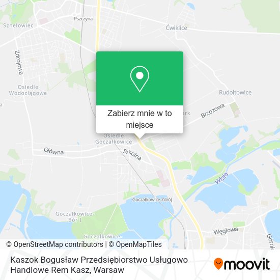 Mapa Kaszok Bogusław Przedsiębiorstwo Usługowo Handlowe Rem Kasz