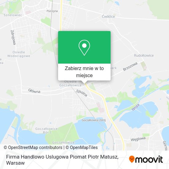 Mapa Firma Handlowo Uslugowa Piomat Piotr Matusz