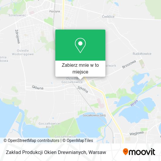 Mapa Zakład Produkcji Okien Drewnianych