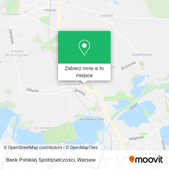 Mapa Bank Polskiej Spółdzielczości