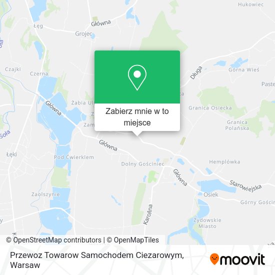 Mapa Przewoz Towarow Samochodem Ciezarowym