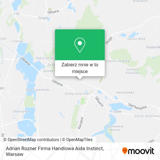 Mapa Adrian Rozner Firma Handlowa Aida Instinct