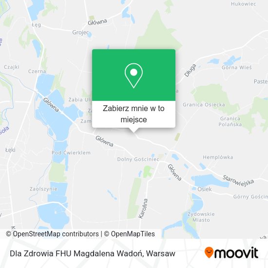 Mapa Dla Zdrowia FHU Magdalena Wadoń