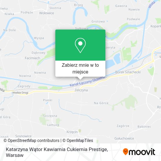 Mapa Katarzyna Wątor Kawiarnia Cukiernia Prestige