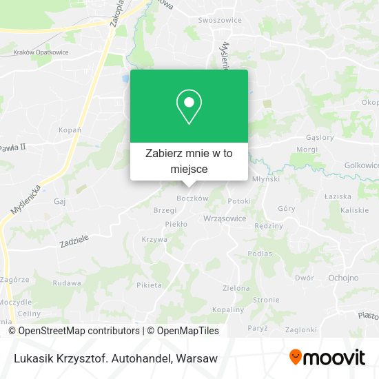 Mapa Lukasik Krzysztof. Autohandel