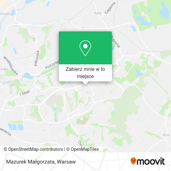 Mapa Mazurek Małgorzata