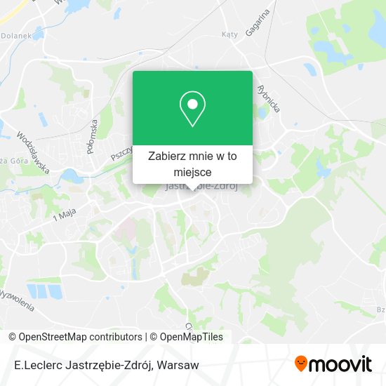 Mapa E.Leclerc Jastrzębie-Zdrój