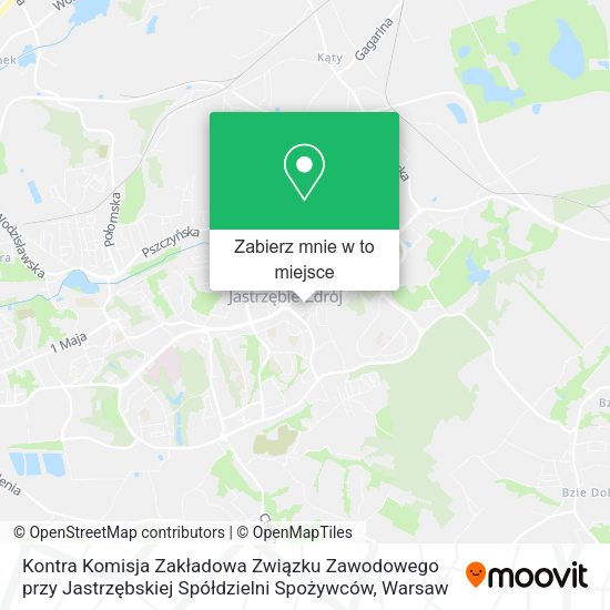 Mapa Kontra Komisja Zakładowa Związku Zawodowego przy Jastrzębskiej Spółdzielni Spożywców